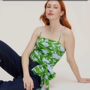 Classic Rose Ruched Linen Tank Top kate spade new york x Target